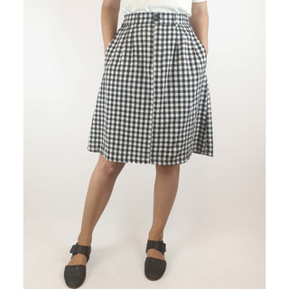 Kindling black and white gingham pencil skirt size 6 (fits sizes 6-8) Kindling preloved second hand clothes 4