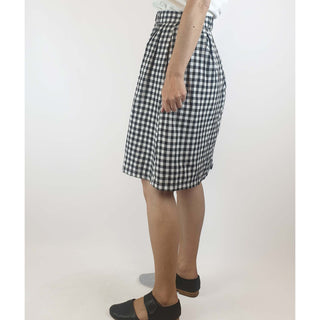 Kindling black and white gingham pencil skirt size 6 (fits sizes 6-8) Kindling preloved second hand clothes 6