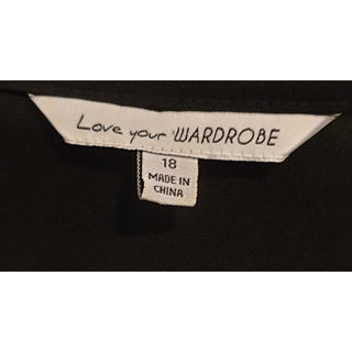 Love Your Wardrobe black dress size 18 Love Your Wardrobe preloved second hand clothes 8