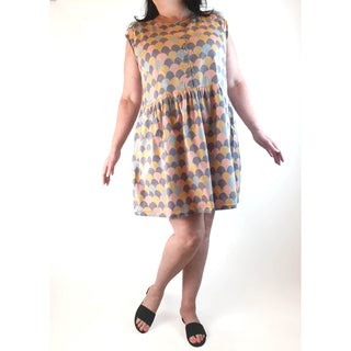 Princess Highway pastel print cap sleeve dress with pockets size 16 Dear Little Panko preloved second hand clothes 1