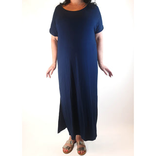 Bamboo Body navy tee shirt dress size XXL Bamboo Body preloved second hand clothes 1