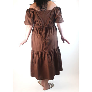 Influence brown cotton dress size 20 Influence preloved second hand clothes 9