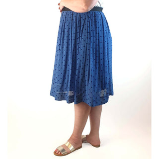 Emily and Fin blue polka dot skirt size XXL Emily and Fin preloved second hand clothes 4