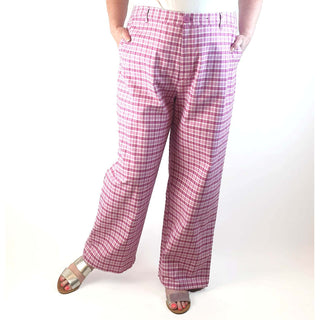 Princess Highway pink gingham pants size 20 Princess Highway preloved second hand clothes 1