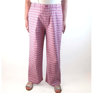 Princess Highway pink gingham pants size 20 Princess Highway preloved second hand clothes 3