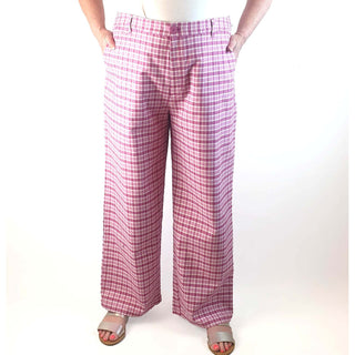 Princess Highway pink gingham pants size 20 Princess Highway preloved second hand clothes 2