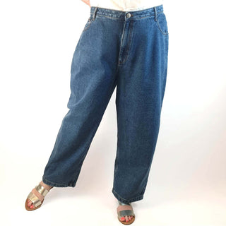 Lucy & Yak jeans size W42/R (best fits size 18-20) Lucy & Yak preloved second hand clothes 1