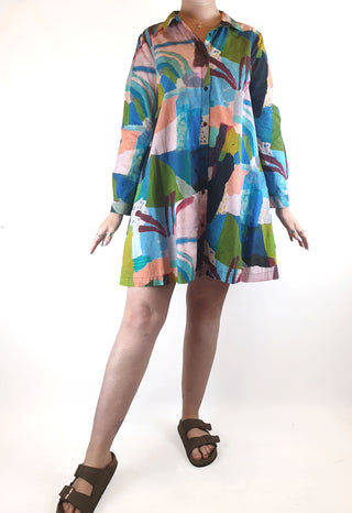Gorman + Megan Grant colourful dress size 12 Gorman preloved second hand clothes 1
