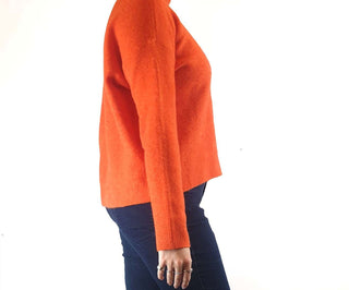 Uniqlo orange knit jumper size M Uniqlo preloved second hand clothes 4