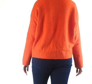 Uniqlo orange knit jumper size M Uniqlo preloved second hand clothes 6