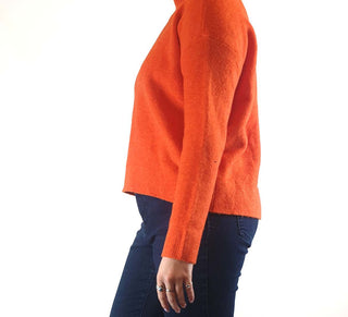 Uniqlo orange knit jumper size M Uniqlo preloved second hand clothes 5