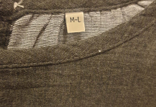 Muji grey tunic dress size ML Muji preloved second hand clothes 8