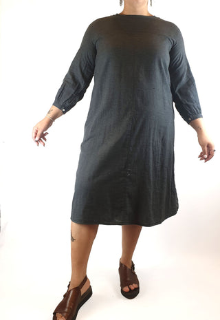 Muji grey tunic dress size ML Muji preloved second hand clothes 1