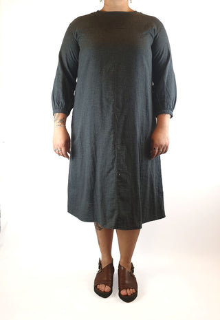 Muji grey tunic dress size ML Muji preloved second hand clothes 4