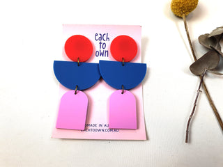 Each To Own colourful earrings Each To Own preloved second hand clothes 1