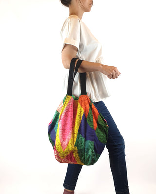 Gorman + Liz Payne colourful print bag Gorman preloved second hand clothes 1