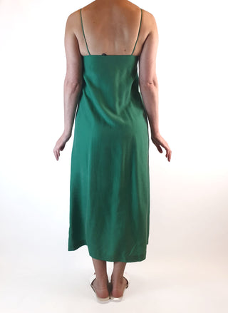 Alpha 60 green spagetti strap maxi dress size XXS (best fits size 6) Alpha 60 preloved second hand clothes 8