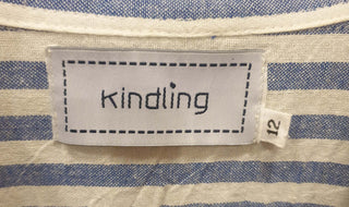 Kindling blue and white striped dress size 12 Kindling preloved second hand clothes 8