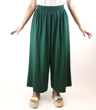 Obus green wide leg pants size 10 Obus preloved second hand clothes 1