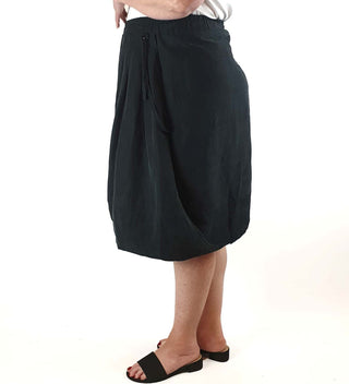 Sohn Black tencel-linen mix unique twist front skirt size 4 (best fits size 16) Sohn preloved second hand clothes 7