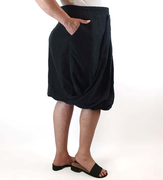 Sohn Black tencel-linen mix unique twist front skirt size 4 (best fits size 16) Sohn preloved second hand clothes 8