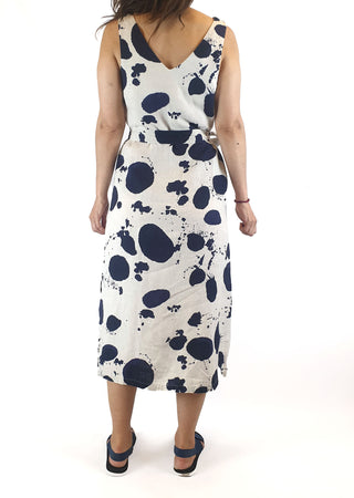 Gorman cream and navy splodge print dress size 8 Gorman preloved second hand clothes 11