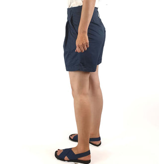 Gorman navy pleated shorts size 8 Gorman preloved second hand clothes 5