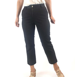 Obus black straight leg pants size 8 Obus preloved second hand clothes 4