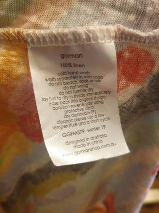 Gorman + Megan Grant unique print tee shirt size 14 Gorman preloved second hand clothes 9