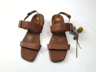 Bared brown leather sandals size 39 Bared preloved second hand clothes 2