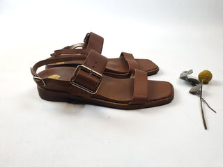 Bared brown leather sandals size 39 Bared preloved second hand clothes 6