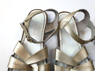 Salt Water gold leather sandals size 7 Salt Water preloved second hand clothes 2