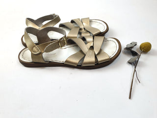 Salt Water gold leather sandals size 7 Salt Water preloved second hand clothes 5