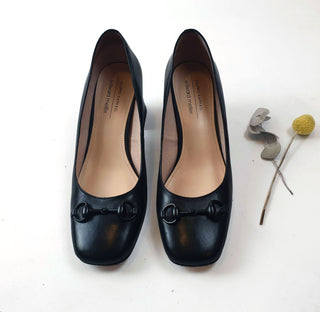 Filippo Raphael black court style shoe with front detail size 38.5 (as new, RRP 249) Filippo Raphael preloved second hand clothes 2