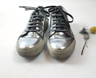 Acne Studios silver leather lace up shoes size 38 Acne Studios preloved second hand clothes 5