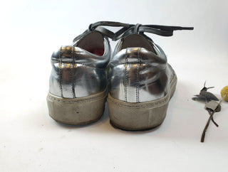 Acne Studios silver leather lace up shoes size 38 Acne Studios preloved second hand clothes 10