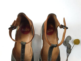 Rollie sparkly "City T-bar" shoes size 39 Rollie preloved second hand clothes 4