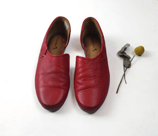 Beltrami red leather shoes size 38 Beltrami preloved second hand clothes 2