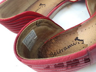 Beltrami red leather shoes size 38 Beltrami preloved second hand clothes 7