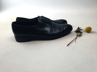 Country Road black leather flat shoes size 40 Country Road preloved second hand clothes 8