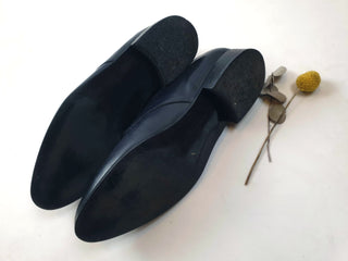 Country Road black leather flat shoes size 40 Country Road preloved second hand clothes 11