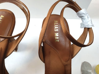 Alias Mae tan satin heels size 39 Alias Mae preloved second hand clothes 4