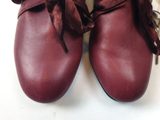 Ziera Pillow Walk red leather shoes with front bow size 39W Ziera preloved second hand clothes 5