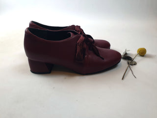 Ziera Pillow Walk red leather shoes with front bow size 39W Ziera preloved second hand clothes 9