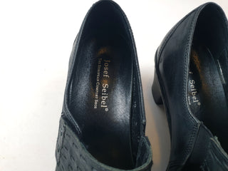 Joseph Seibel black leather mary jane style heels size 39 Joseph Seibel preloved second hand clothes 3