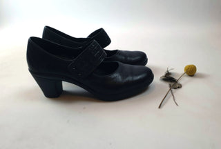 Joseph Seibel black leather mary jane style heels size 39 Joseph Seibel preloved second hand clothes 5