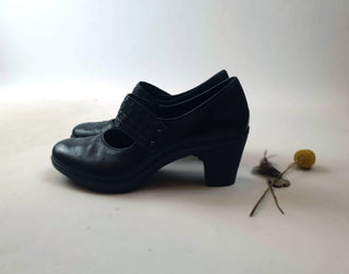 Joseph Seibel black leather mary jane style heels size 39 Joseph Seibel preloved second hand clothes 7