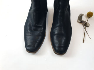 Nancybird soft black leather low heeled boots size 38 Nancybird preloved second hand clothes 3