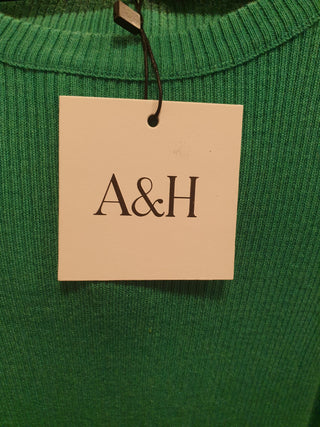 Atmos & Here mid-green knit sleeveless dress size 14 (as new with tags) Atmos & Here preloved second hand clothes 9