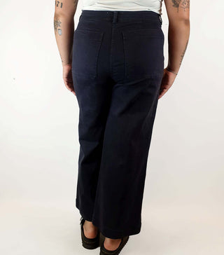 Everlane navy wide leg pants size 16 Everlane preloved second hand clothes 8